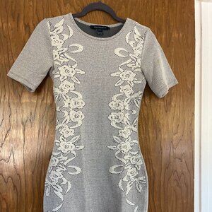 French Connection floral textured dress